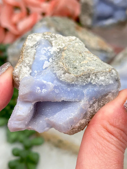 Blue Holly Agate Clusters