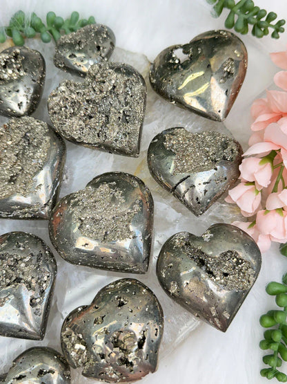 Peruvian Pyrite Hearts