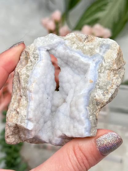 Blue Holly Agate Clusters