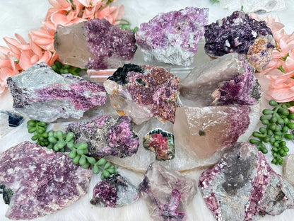 Raw Lepidolite & Tourmaline
