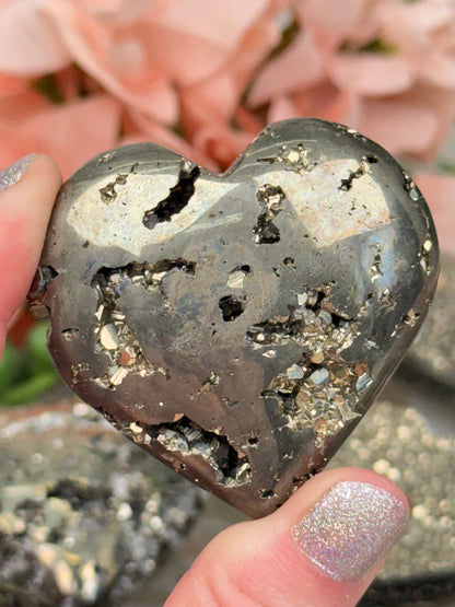 Peruvian Pyrite Hearts