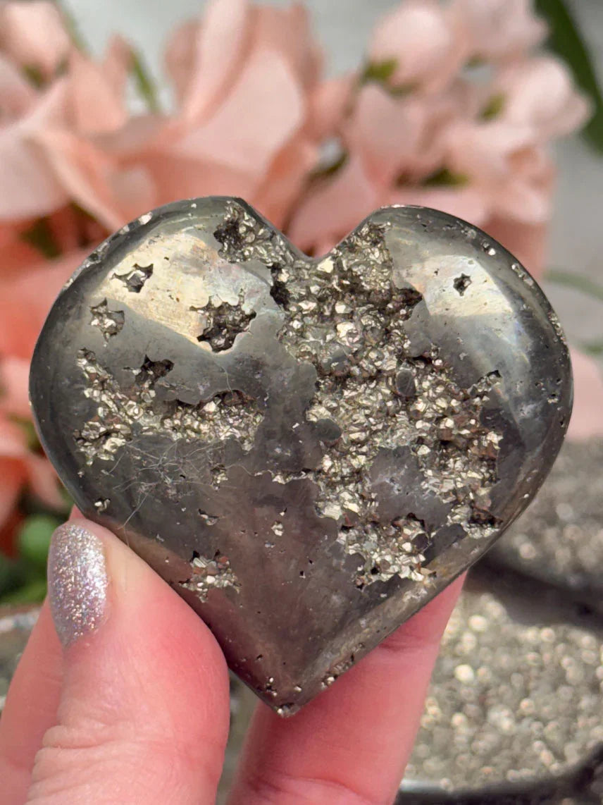 Peruvian Pyrite Hearts