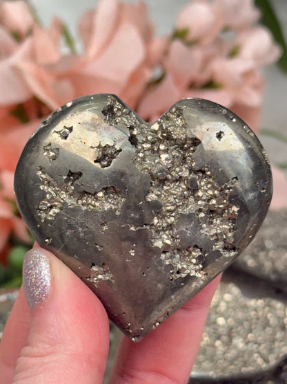 Peruvian Pyrite Hearts