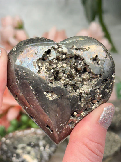 Peruvian Pyrite Hearts