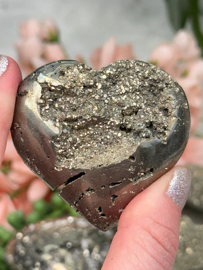 Peruvian Pyrite Hearts
