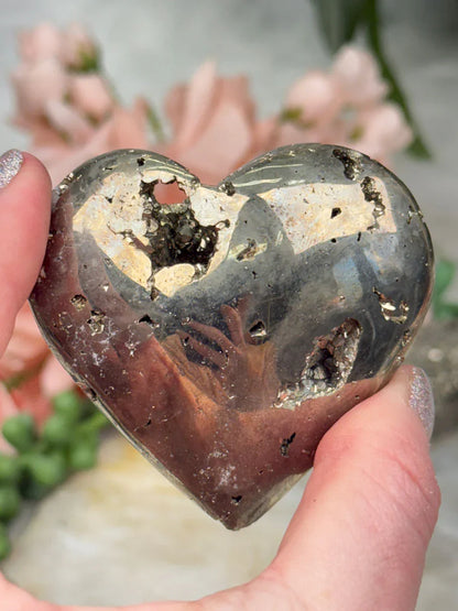 Peruvian Pyrite Hearts