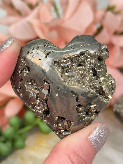 Peruvian Pyrite Hearts