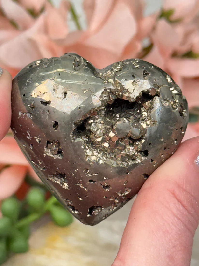 Peruvian Pyrite Hearts