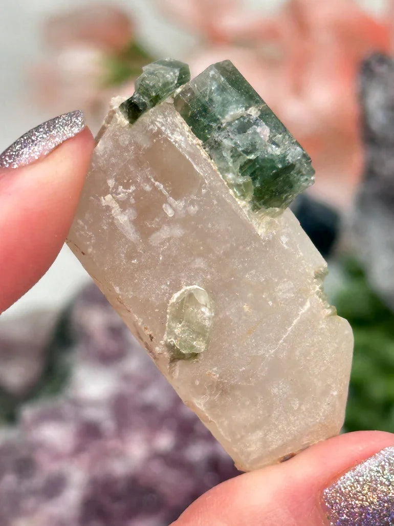 Raw Lepidolite & Tourmaline