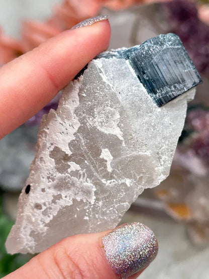 Raw Lepidolite & Tourmaline