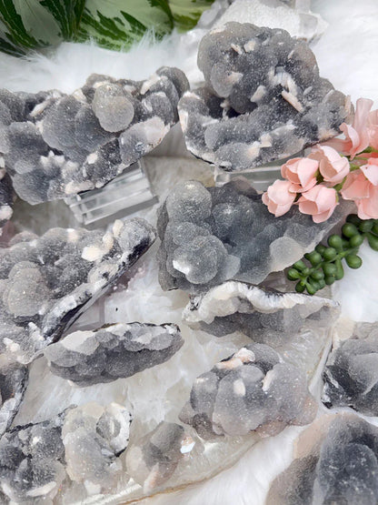 Gray Chalcedony Crystals