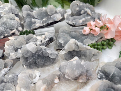Gray Chalcedony Crystals