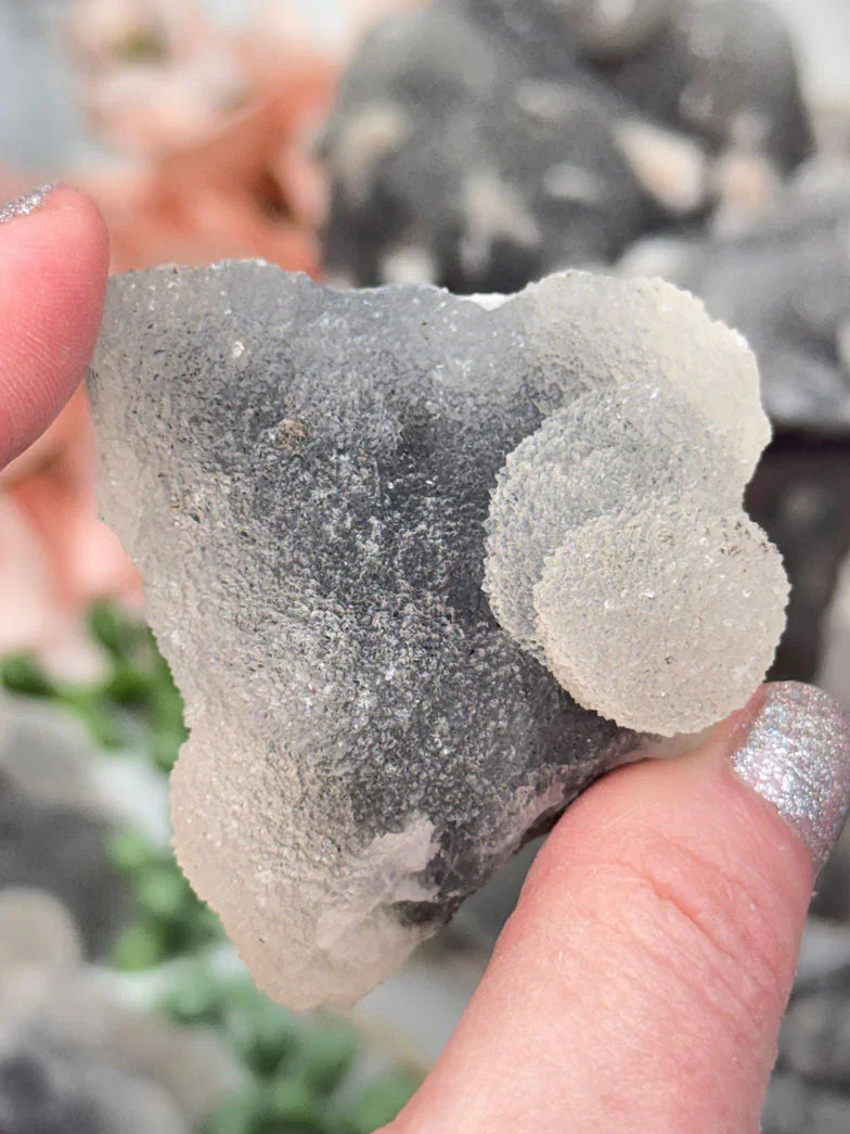 Gray Chalcedony Crystals