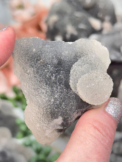 Gray Chalcedony Crystals