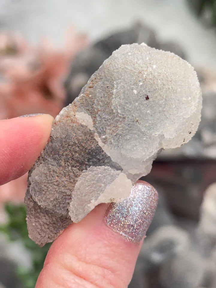 Gray Chalcedony Crystals