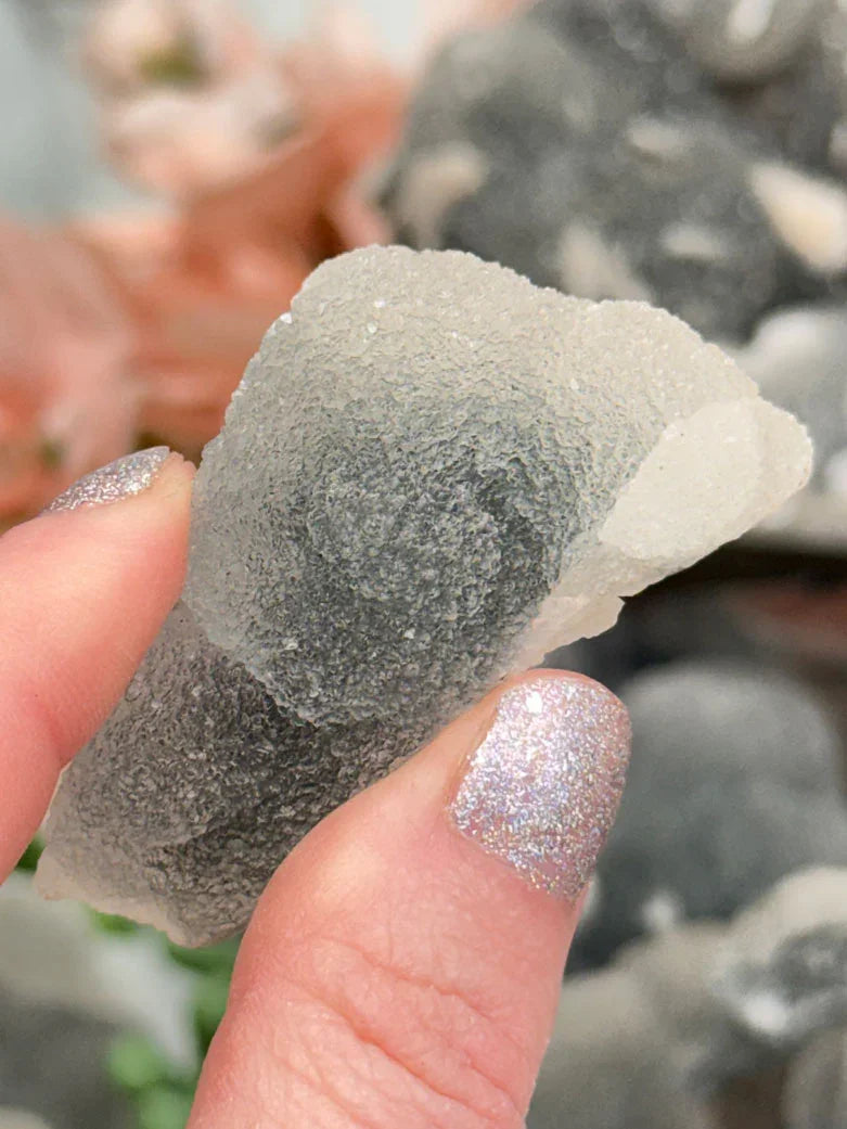 Gray Chalcedony Crystals