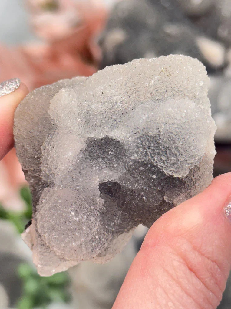 Gray Chalcedony Crystals