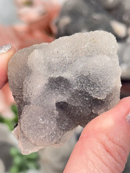 Gray Chalcedony Crystals