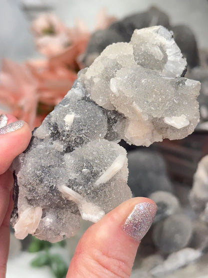Gray Chalcedony Crystals