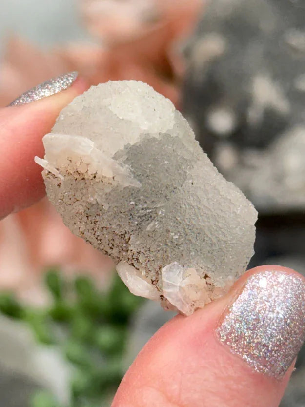 Gray Chalcedony Crystals