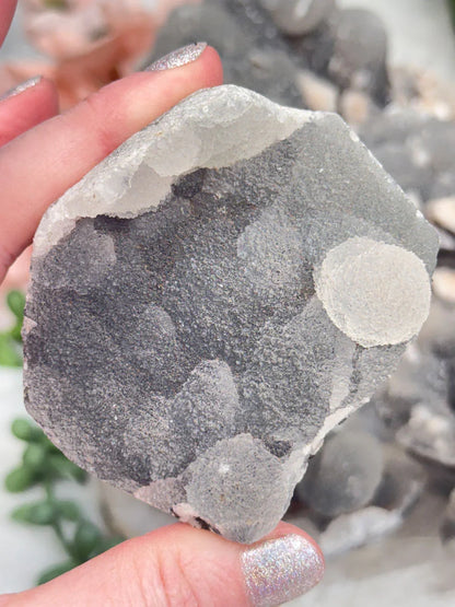 Gray Chalcedony Crystals