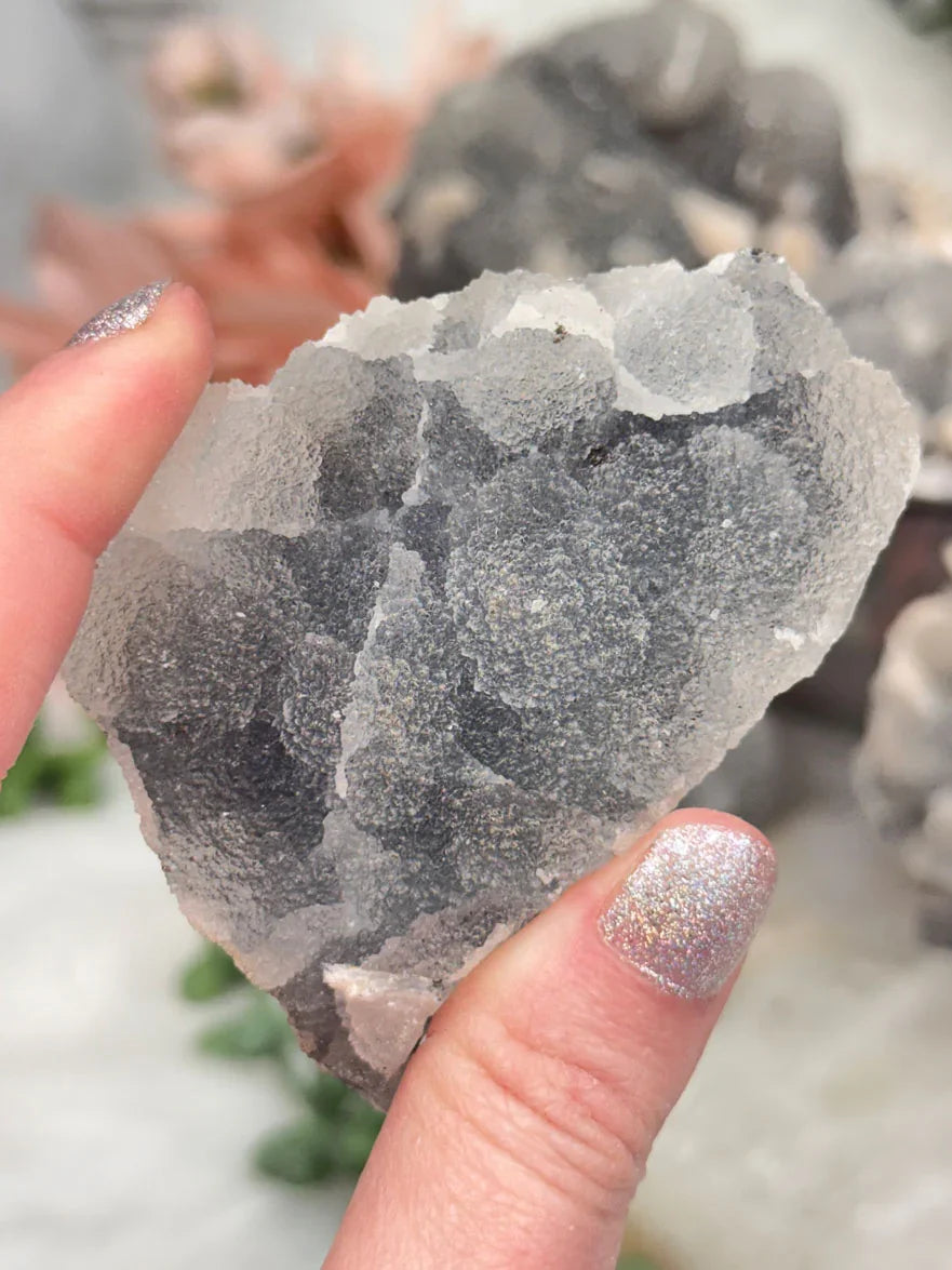 Gray Chalcedony Crystals