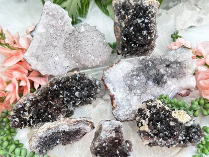 Morocco Goethite Quartz Clusters