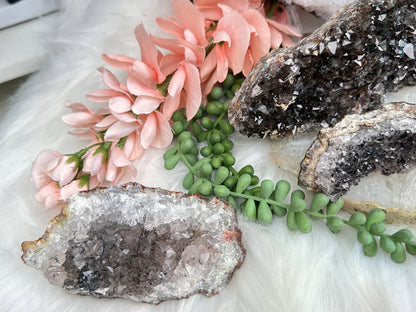 Morocco Goethite Quartz Clusters