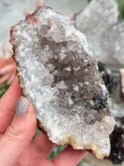 Morocco Goethite Quartz Clusters