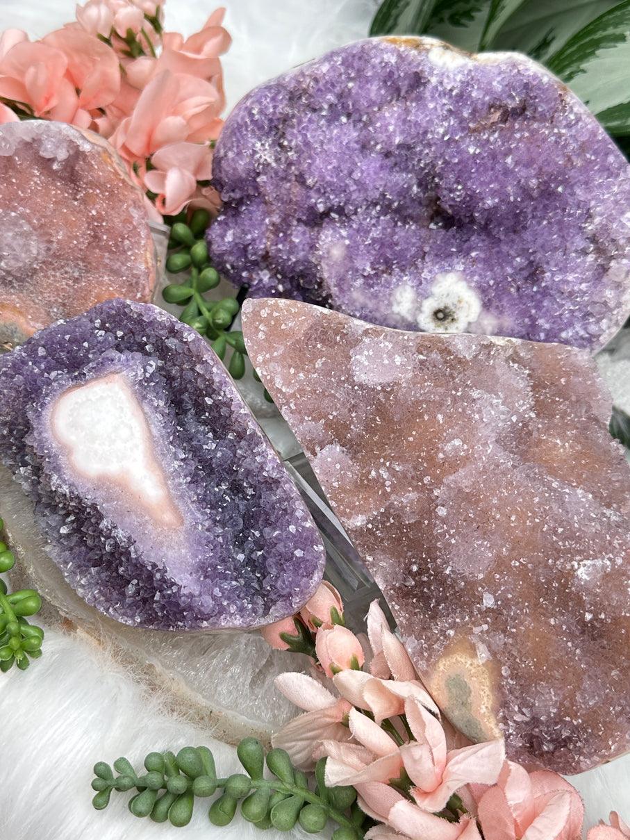 pink-and-purple-amethyst-clusters