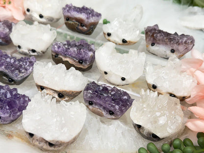 crystal-cluster-hedgehog-carvings