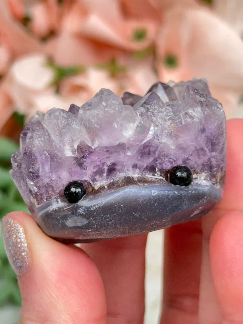 Quartz & Amethyst Hedgehogs