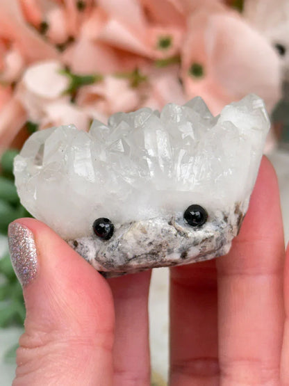 Quartz & Amethyst Hedgehogs