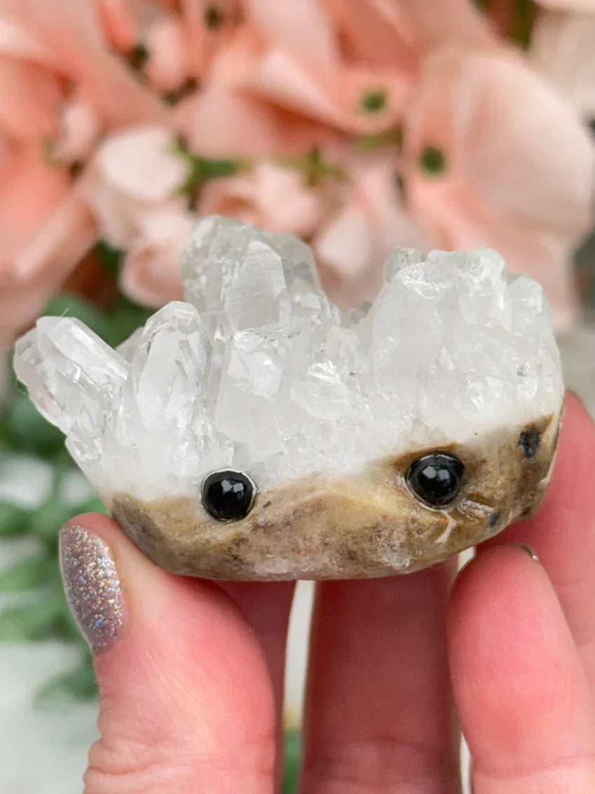 Quartz & Amethyst Hedgehogs