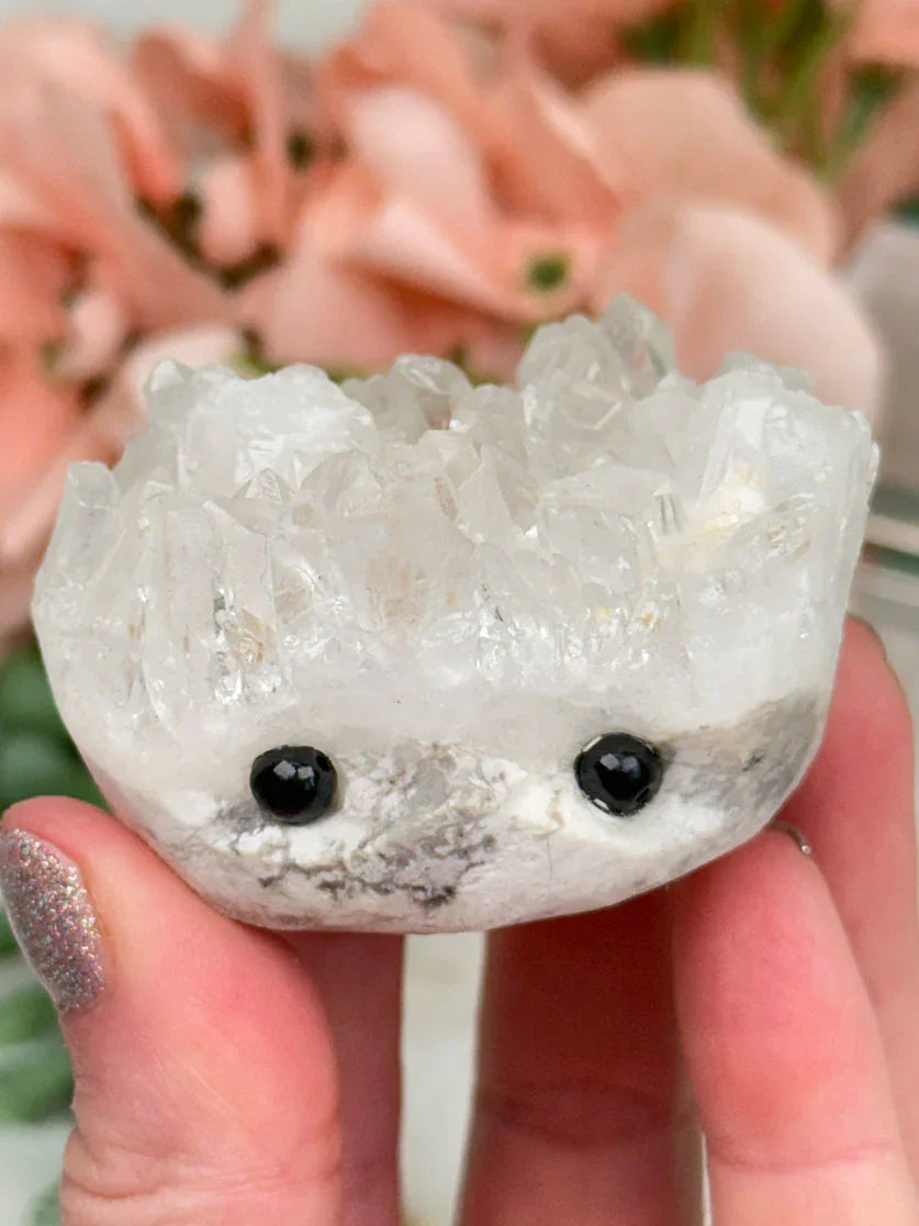Quartz & Amethyst Hedgehogs