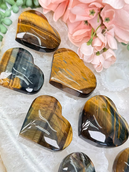 Tigers Eye Hearts