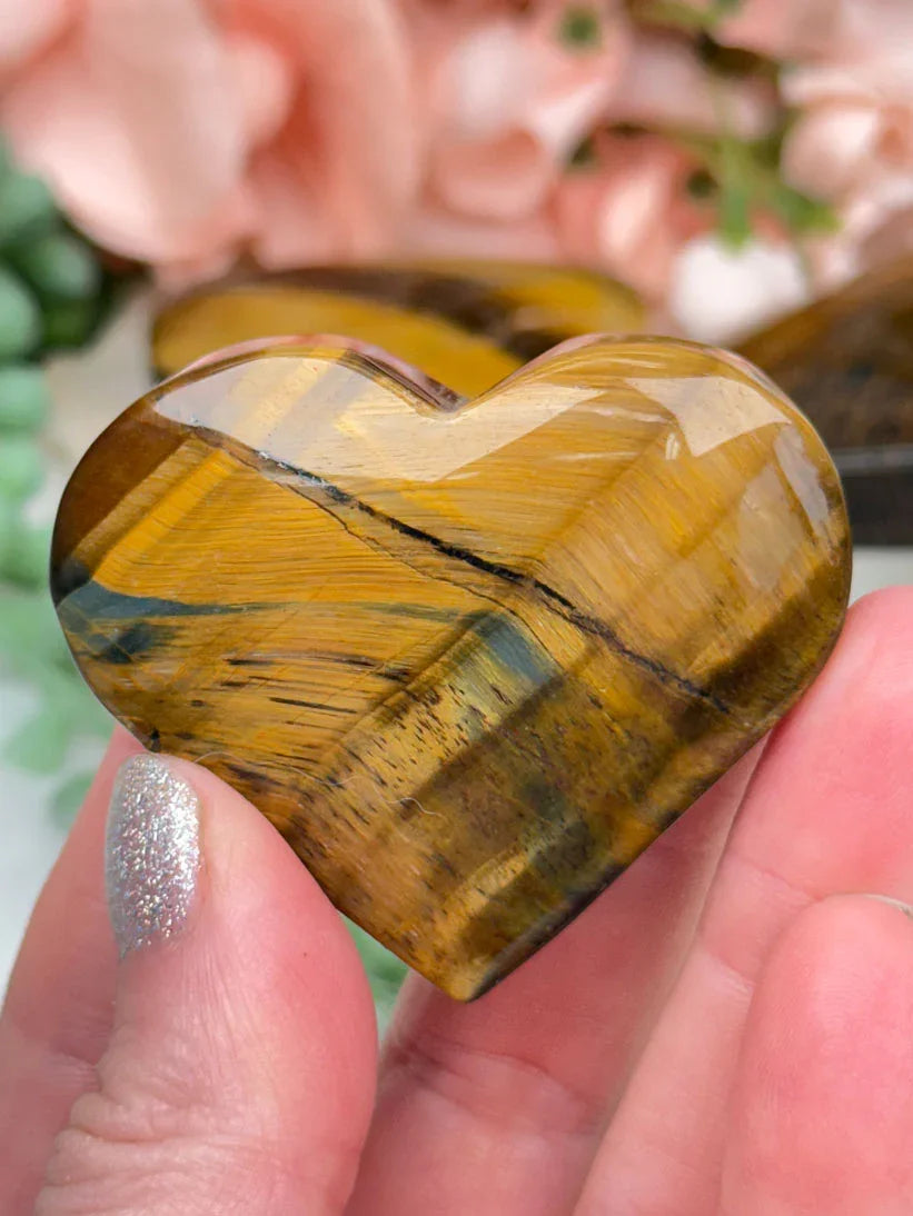 Tigers Eye Hearts