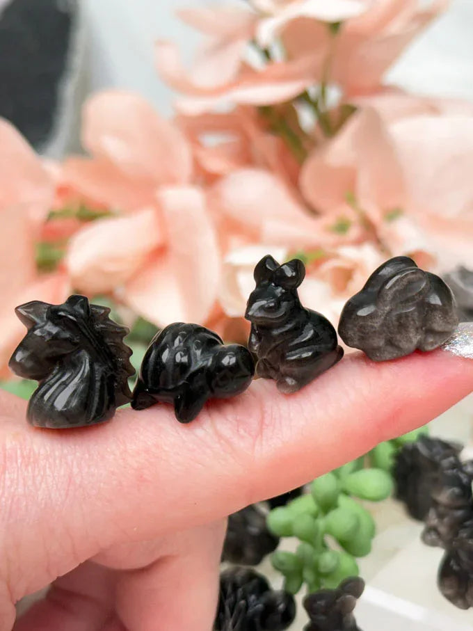 Tiny Obsidian Animals