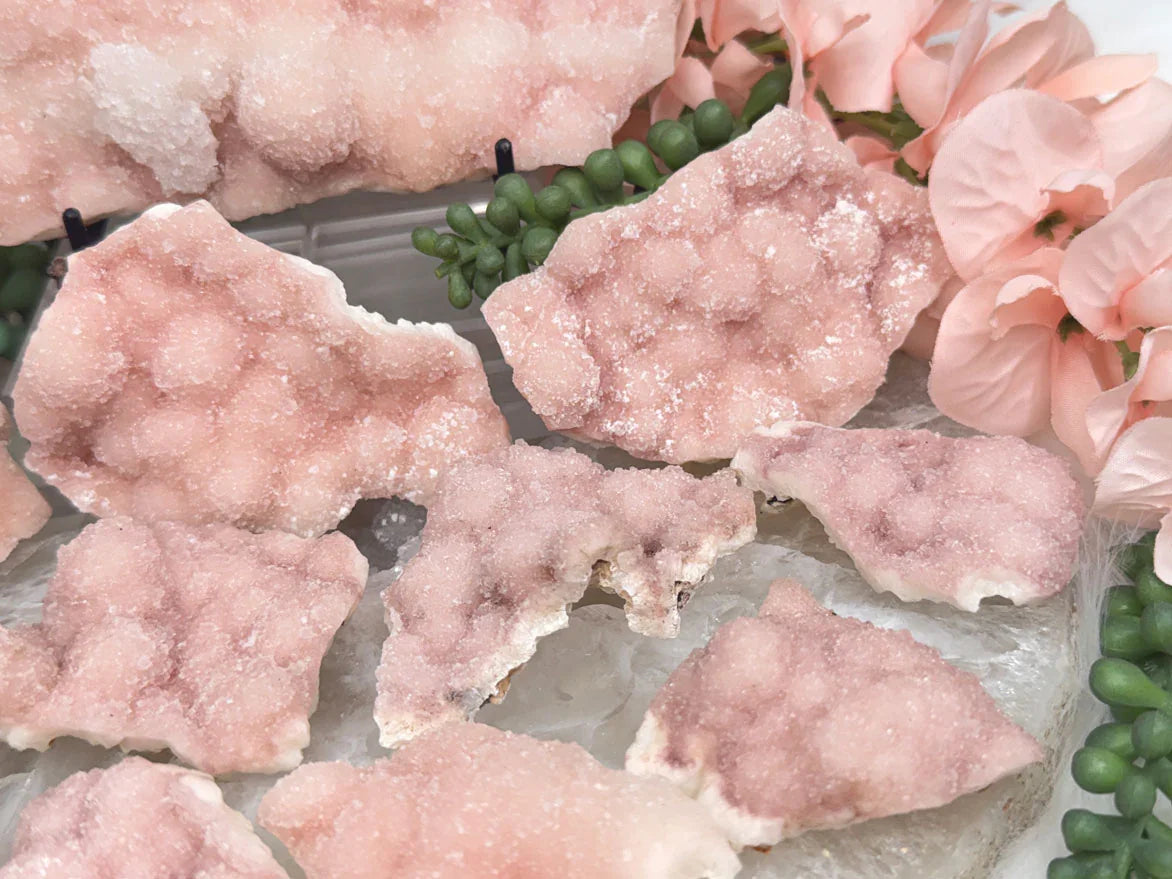 indian-pink-druzy-quartz-crystals