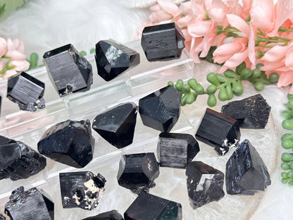 Namibia Black Tourmaline Points