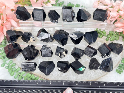 Namibia Black Tourmaline Points