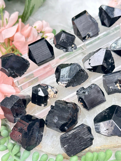 Namibia Black Tourmaline Points