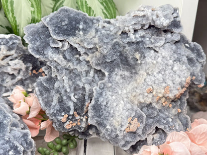 Large Gray Druzy Chalcedony