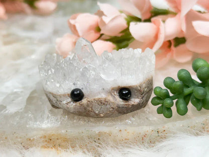 Quartz & Amethyst Hedgehogs