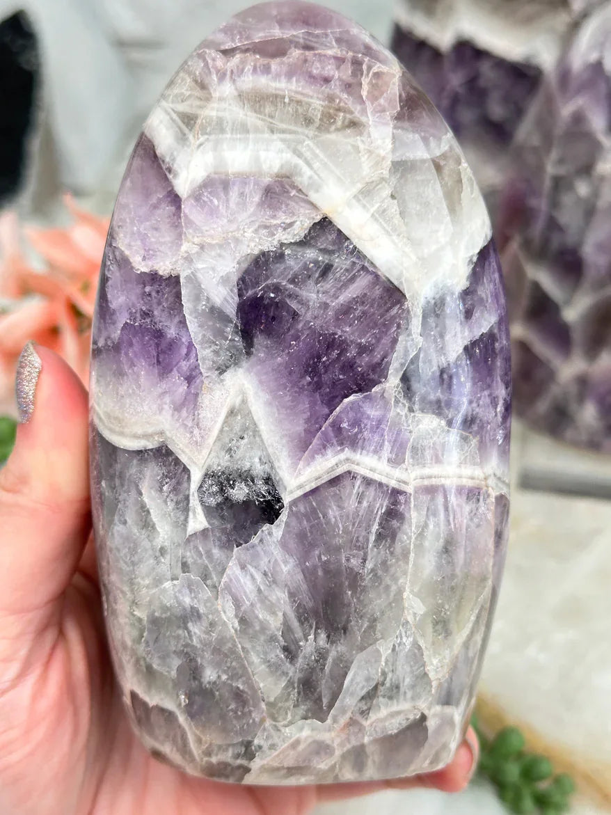 Chevron Amethyst Freeforms