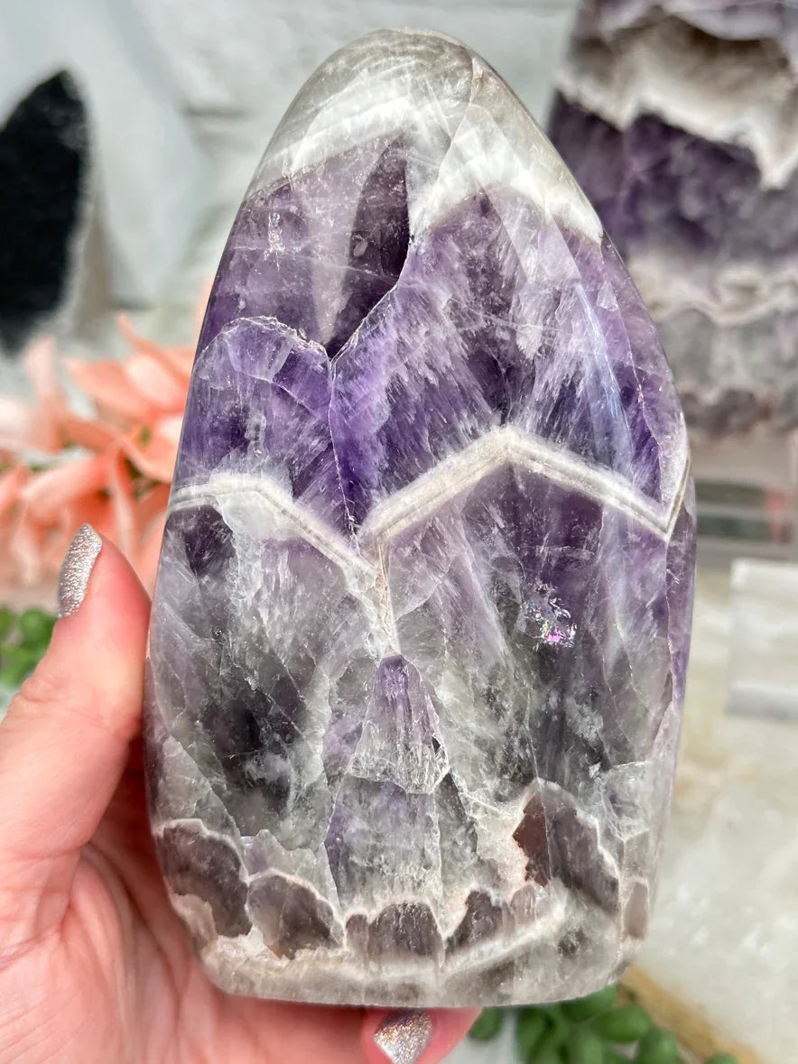 Chevron Amethyst Freeforms