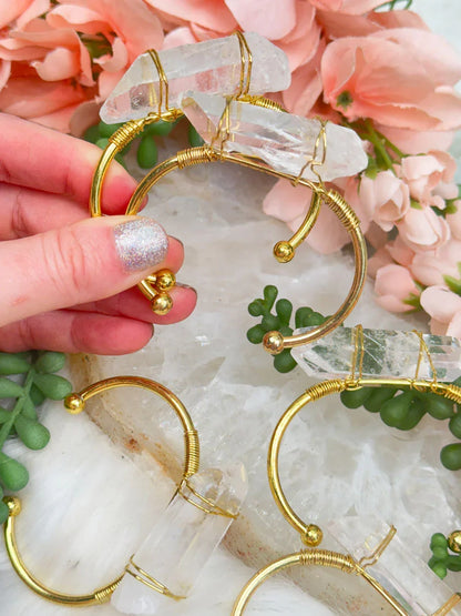 quartz-point-cuff-crystal-bracelets gold