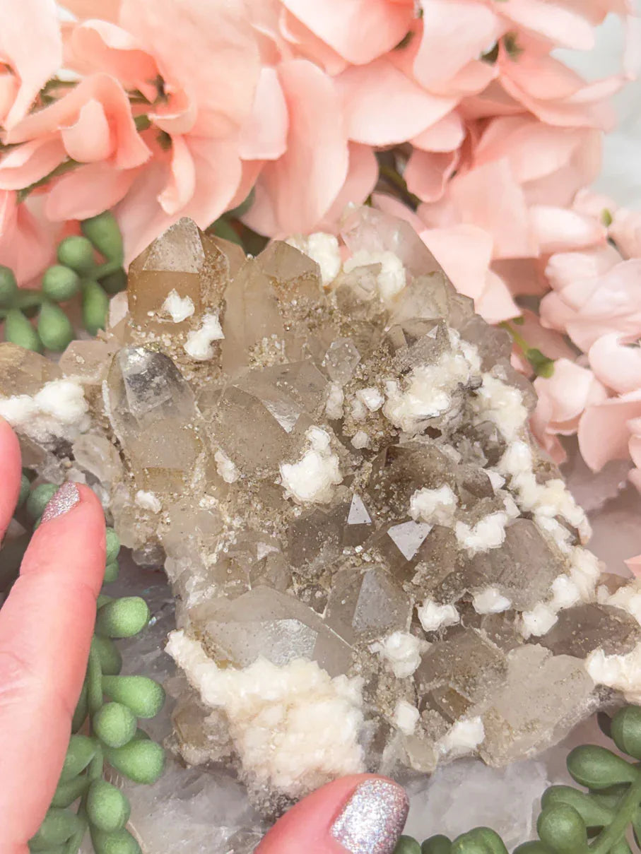 Quartz Dolomite & Chalcopyrite