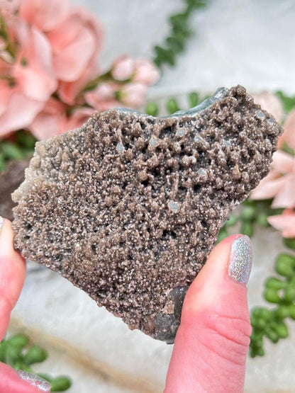 brown-chalcedony-crystal-cluster-stalactites