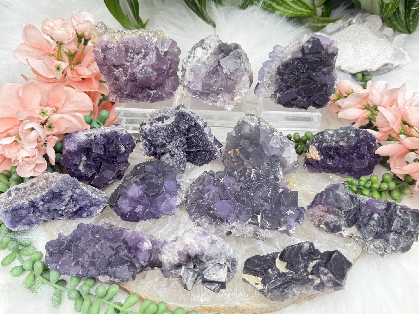 cubic-chinese-fluorite-clusters